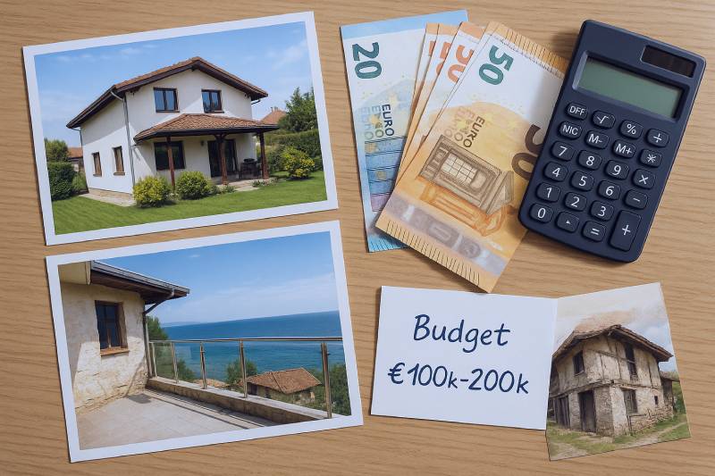 Инвестиция в недвижим имот в България 4 Видове инвестиции в имоти в България - апартаменти, къщи и земеделска земя с различни бюджети
