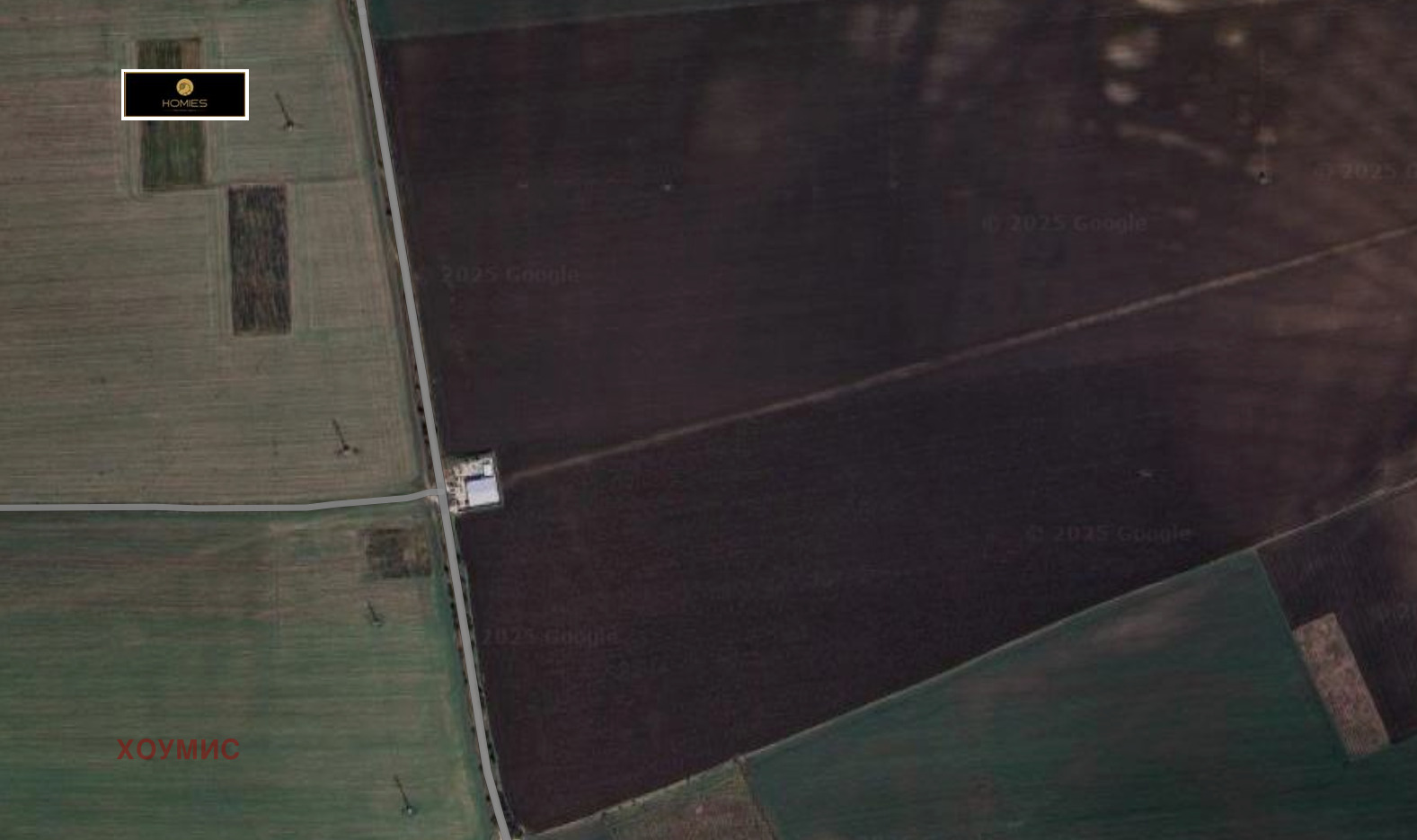 Aerial view industrial land plot 48496 sqm Ezerovo