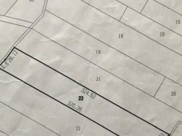 Cadastral map of 15000 sqm land plot Dolna Banya