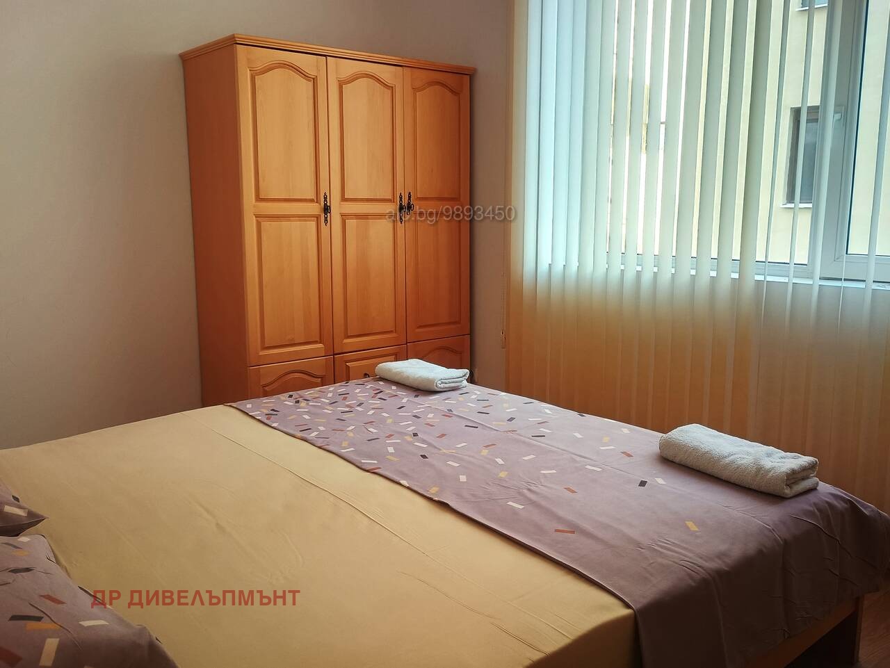 Тристаен апартамент 95 кв.м. под наем в Слънчев бряг | Басейн на покрива