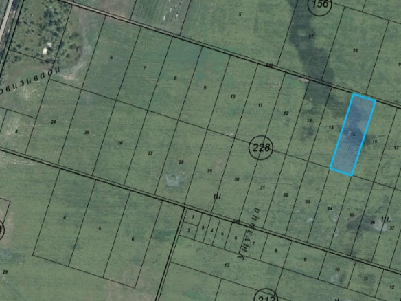 Земен участък 2002 кв.м. Нови Хан aerial view