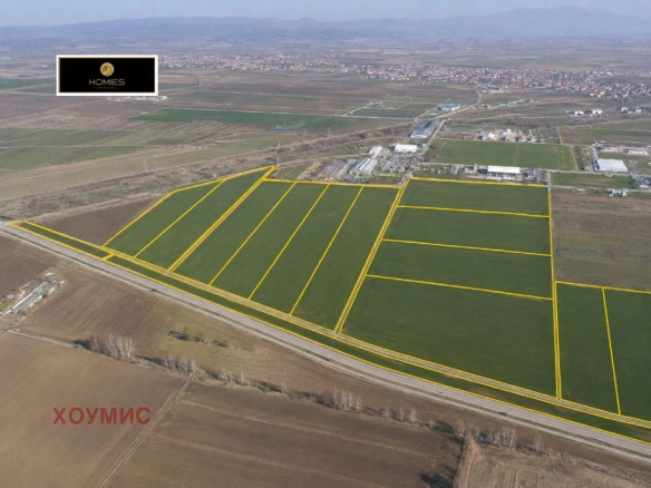 Парцел 76827 кв.м за продажба край Пловдив | Логистична зона 5 Голямо земеделско землище край Пловдив за продажба