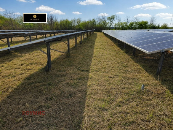 Соларен парк 55 kW с монтирани фотоволтаични панели