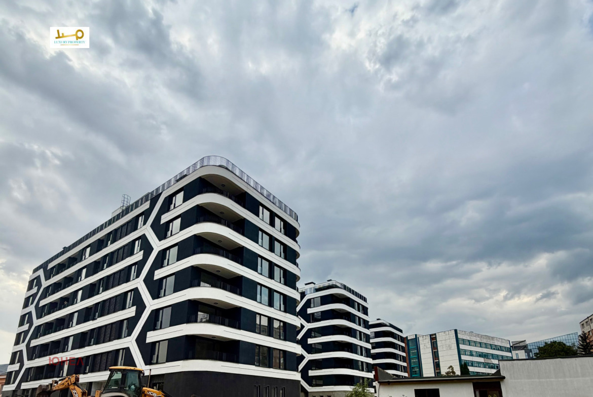 New residential complex with contemporary architecture