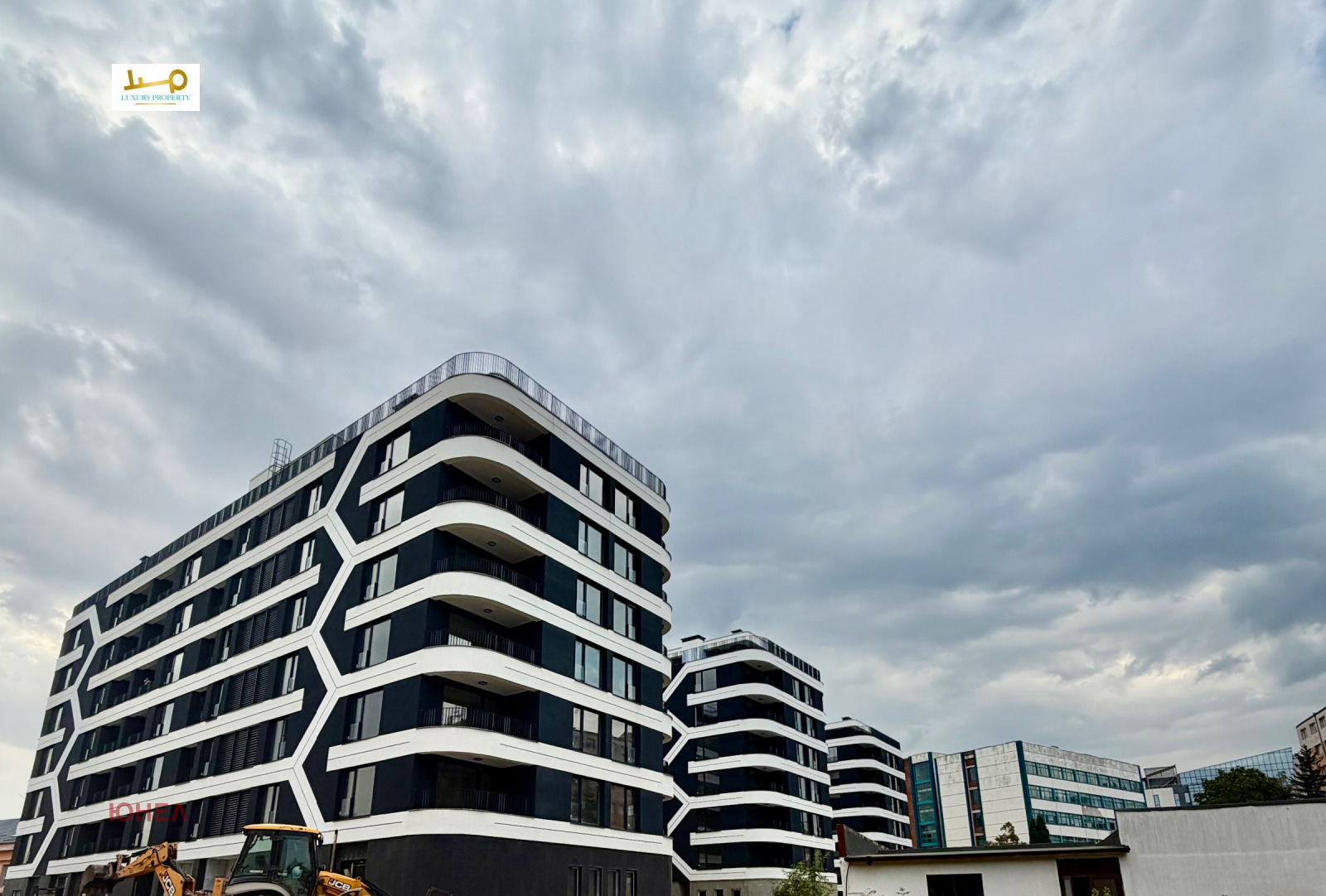 New residential complex with contemporary architecture