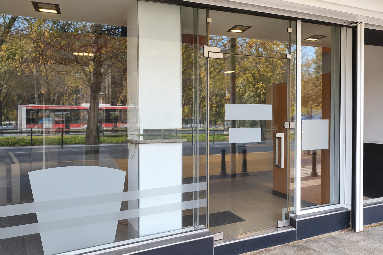 magazin-110-kvm-prodava-plovdiv-tsentar-s-ofis-i-biznes-1 Modern shop with large glass facade and white display window