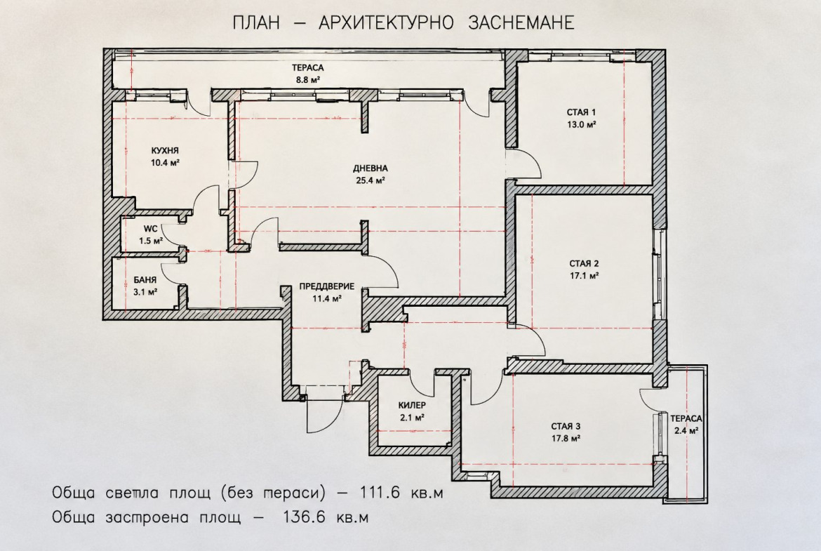Многостаен апартамент 150 кв.м за продажба в Оборище | Панорамна гледка към Витоша