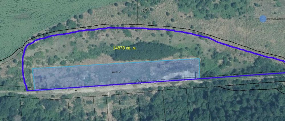 parcel-15000-sqm-prodazhba-vidin-do-magistrala-2 Карта с маркирана земя 14878 кв.м край магистрала