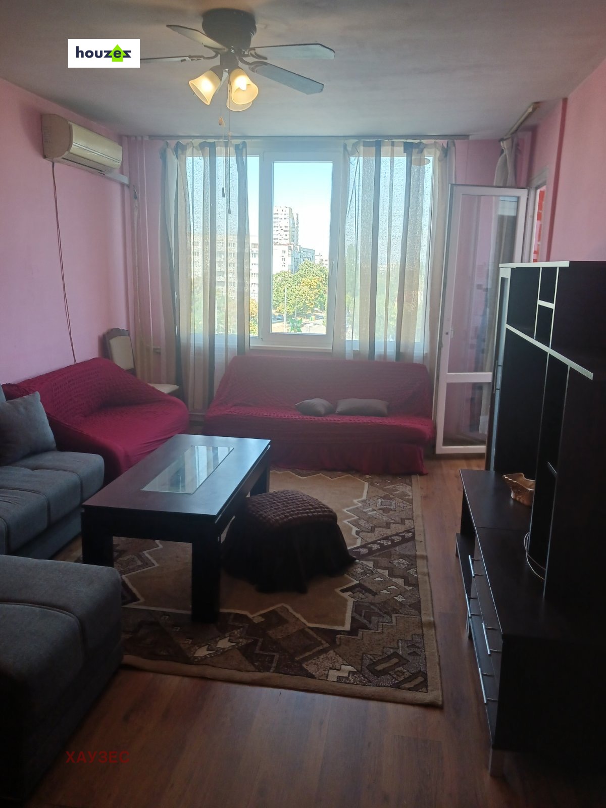 tristaen-apartament-80-kv-m-pod-naem-banishora-sofiya-7-etazh-7 Детска спалня с розов декор и легло